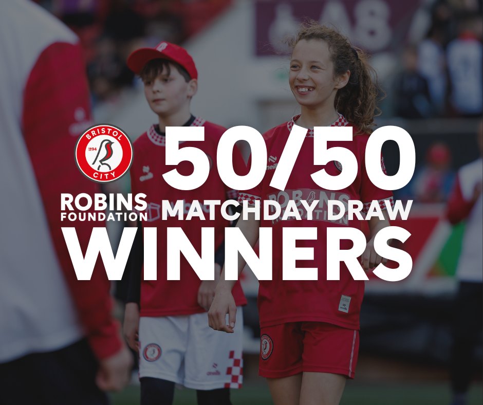 RobinsFound's tweet photo. Today's winning numbers 🏆:    

£510 - White ticket 59215
Signed Shirt - Red ticket 28261

Thank you to everyone that brought a ticket from everyone at the Robins Foundation! https://t.co/7JAoSG5ymt