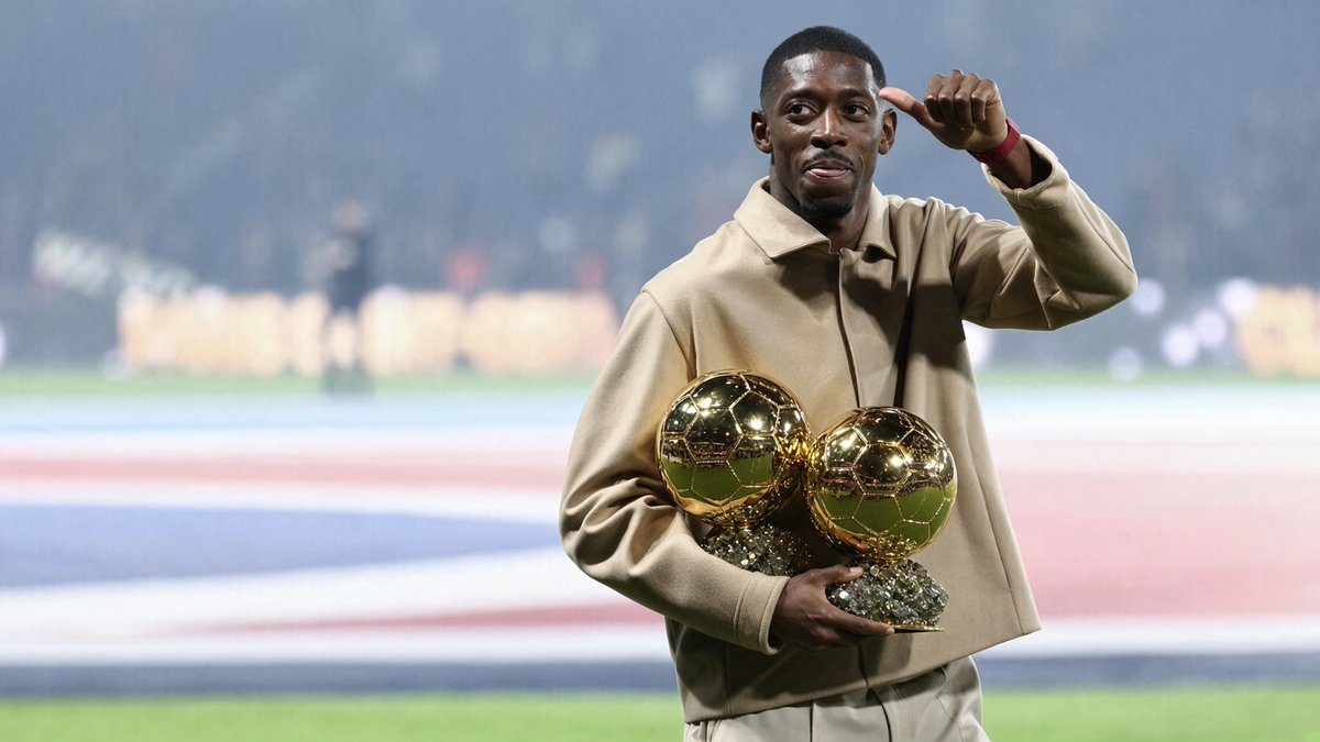 AchilleA1's tweet photo. Mon vote pour le #ballondor pour cette simple raison : 

Ousmane Dembélé 🇫🇷 

🥅 26 buts
🅰️ 14 passes décisives
⏱️ 40 contributions décisives,1 toutes les 73 minutes.

🏅 Palmarès :
• Ligue 1
• Ligue des champions
• Supercoupe d’Europe
• Coupe intercontinentale
• Trophée des champions

En Ligue des champions : #UCL
• 8 contributions décisives en phase à élimination directe (7 buts).
• Décisif à chaque tour jusqu’au sacre.
• Buteur en finale.

🎬 Dans les finales :
• ⚽ But en finale de Ligue des champions.
• 🅰️ Passe décisive en finale de Supercoupe d’Europe.
• ⚽ But en finale du Trophée des champions.

✨ 1 but dignes du prix Puskás.
Auteur du but de la saison en Ligue 1.

🏅 Distinctions individuelles :
• Joueur de la saison en Ligue 1 (élu par les joueurs et les entraîneurs).
• Équipe de la saison de la Ligue des champions (UEFA).
• Équipe de la saison de Ligue 1 (UNFP).
• Meilleur joueur en supercoupe d’Europe

🌍 Coupe du monde :
• 8 G/A, 3ᵉ meilleur total du XXIᵉ siècle sur une édition (seuls Messi et Mbappé ont fait mieux).
• Décisif contre cinq adversaires différents jusqu’aux demi-finales.
• 3ᵉ joueur français le plus décisif de l’histoire de la Coupe du monde (10 G/A).
• 2ᵉ meilleur créateur du tournoi derrière Lionel Messi (18 occasions créées).
• 5ᵉ meilleur joueur offensif de la compétition selon la FIFA.
• Triplé le plus rapide du XXIᵉ siècle en Coupe du monde.
• 5ᵉ meilleur buteur du tournoi sans tirer le moindre penalty avec 6 buts.

Nous pouvons discuter d'autres joueurs cependant le back to back est de retour. #PSG