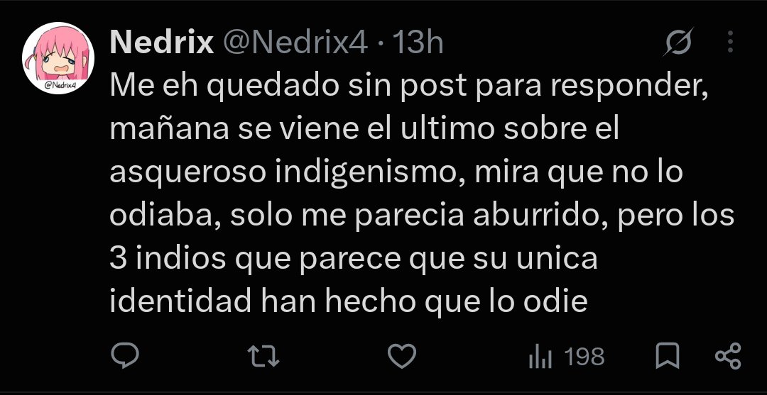 IanWinged's tweet photo. @DannRaines Y ahora resulta que se a vuelto hater de los "indios", no bro, ya lo eras xd https://t.co/801USL8KFU