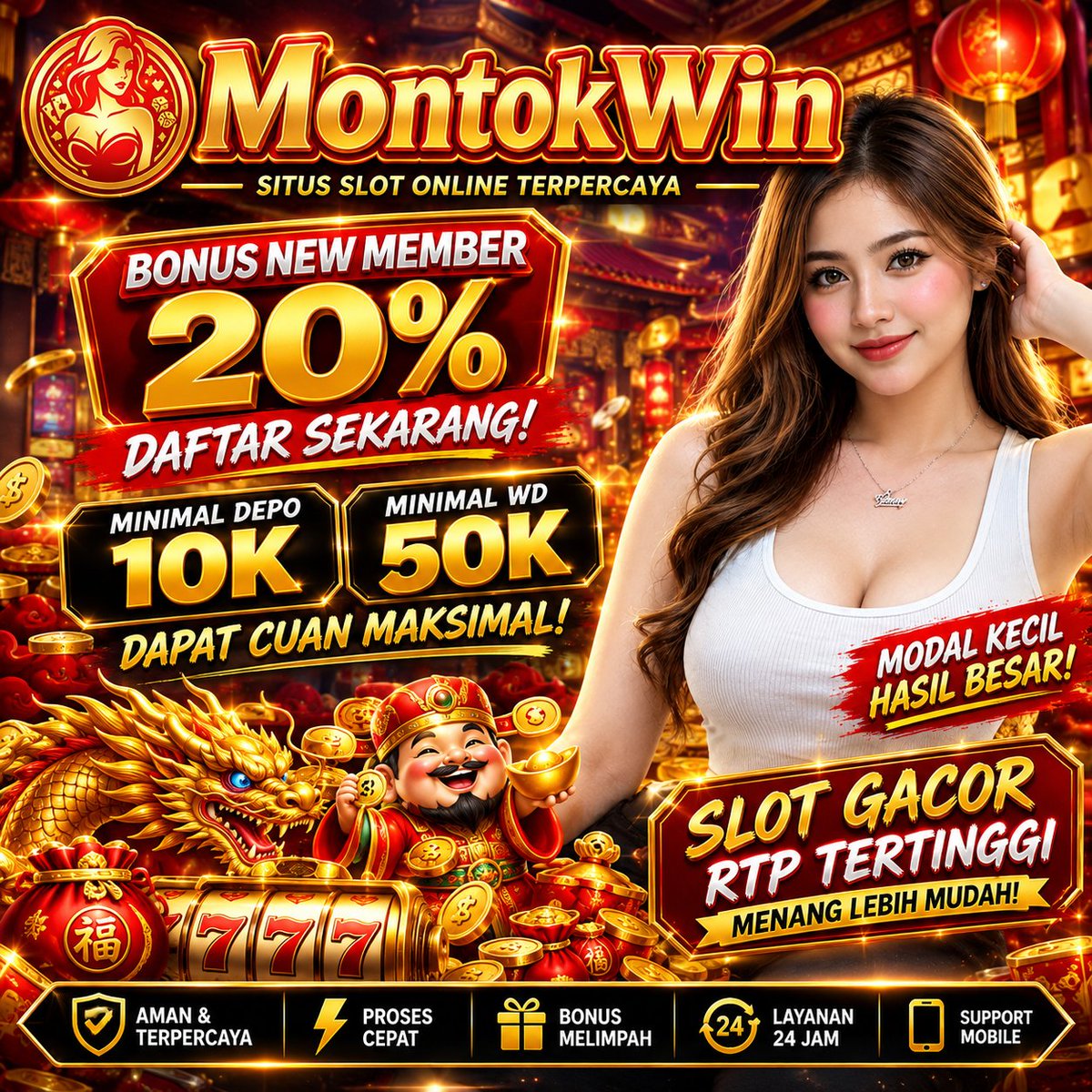 tolkon23's tweet photo. 🎰 SITUS SLOT GACOR HARI INI    
📌 Provider Viral Populer 2026   
📍 Member Baru Dijamin Maxwin   
👉 Situs Gacor Paling Aman      

⚡ Link Slot Gacor ; https://t.co/SNeIUnbu6N
#Montokwin
#SiagaHadapiBencana
#aadcshortfilm
#slotgacor https://t.co/tPR3vdCFuw