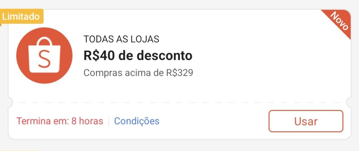 usemeuscupons04's tweet photo. Corre e pegue o meu cupom antes que esgote! 📢 - shopee

🎟 Todas as Lojas 
👉🏻R$40 OFF em compras acima de R$329
-
😉 pegue o seu aqui! 👇🏻
https://t.co/vew9BWwAqL
-
#shopee #shopeebr #cupomdedesconto #cupomshopee https://t.co/HEFIUfnJN7