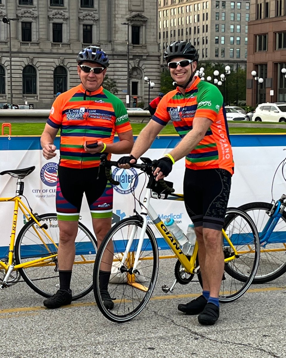 caseccc's tweet photo. We're gearing up for @VeloSano’s @ClevelandClinic  Bike to Cure on Sept. 19! Ride with us: every dollar raised by Case CCC riders directly supports cancer research. Register with our team and we’ll cover your registration fee! Email Carolyn Hicks at cxh874@case.edu for the code. https://t.co/P0byrywKp5