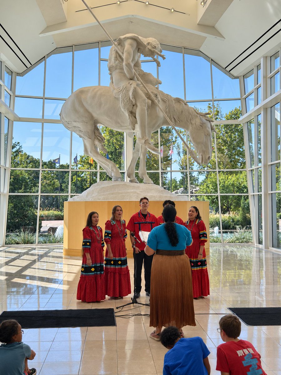 ncwhm's tweet photo. We love the sounds of a Museum filled with students!

Much obliged to all of the schools who came out to The Cowboy today for the Cherokee Cultural Celebration!

Learning about the history of the American West and the traditions of the Cherokee people is worth celebrating. https://t.co/RHolBXwsZ3