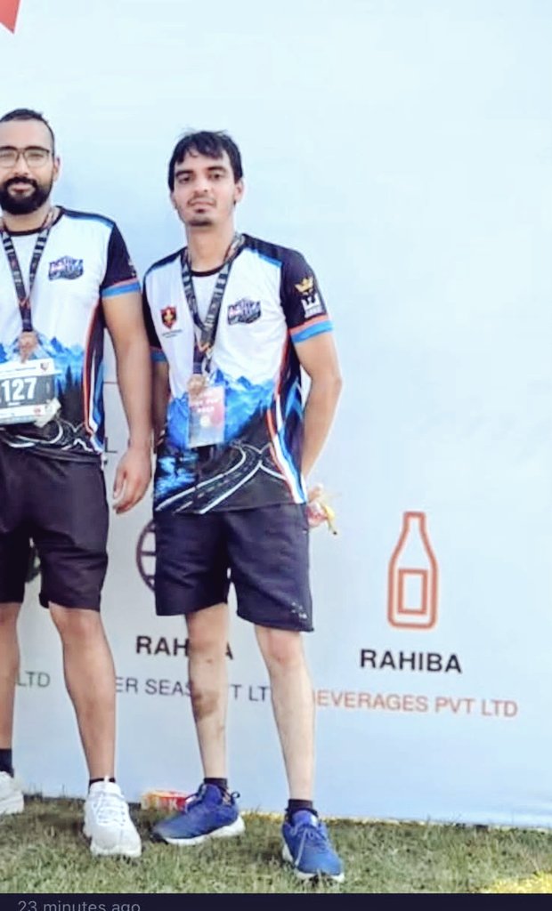 VVJamwal's tweet photo. #devikamarathon
#northerncommand
21.097km ✅ https://t.co/xKDRpd52hf
