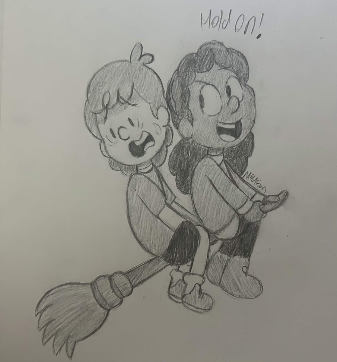 m64fan's tweet photo. Sketches with Frida, David, Louise, and Holly #Hilda #hildafandom https://t.co/PVgrM8Jnco