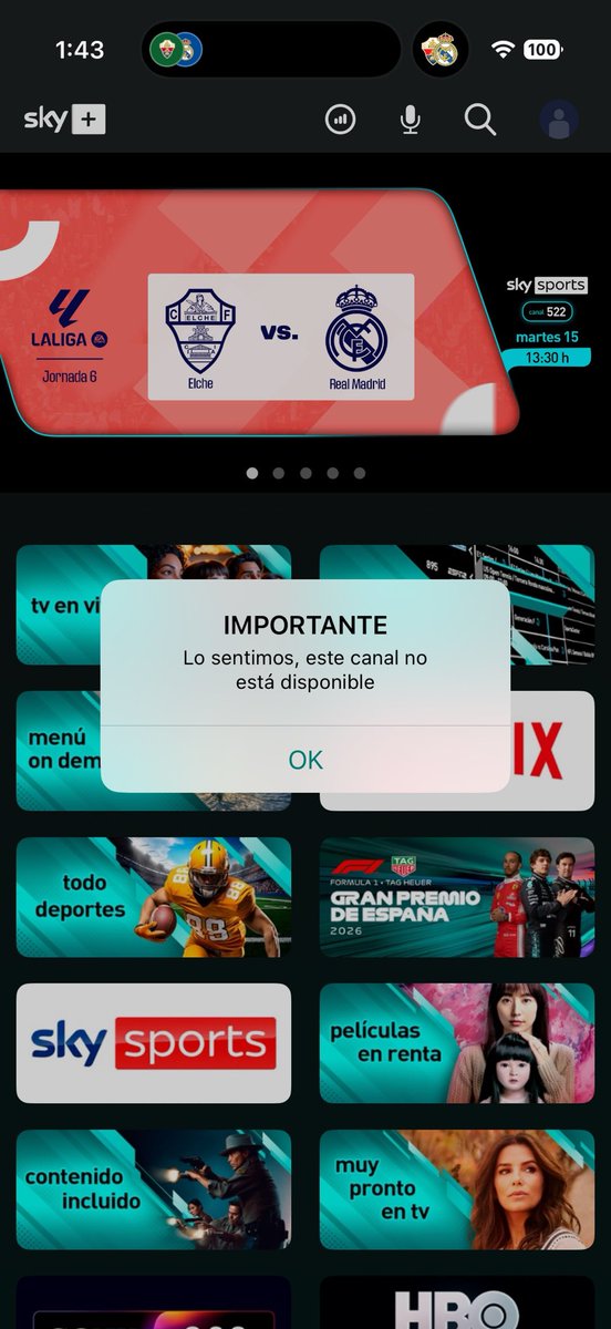 Bobap's tweet photo. @ivanherram77 @skymexico @SKYSportsMX No sirve ni lo que promocionan https://t.co/z48GXqDGFi