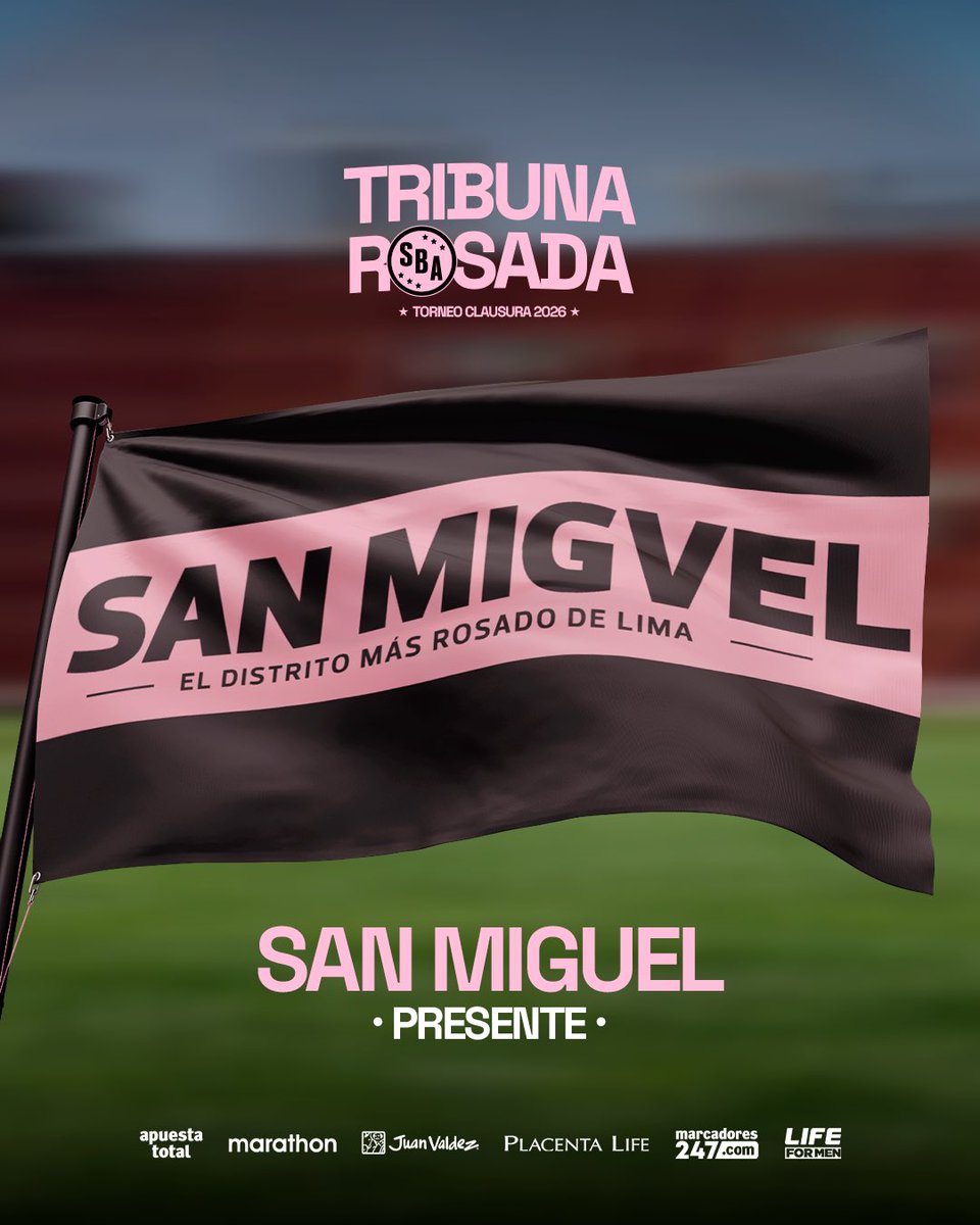 sportboys's tweet photo. 🤩 ¡Vendimos nuestra 3️⃣ra banderola! 🚩🩷

🤝🏼 Agradecemos a ‘San Miguel’ por alentarnos en nuestra Tribuna Rosada. 🏟️

🎟️ Compra tus entradas virtuales, Tribuna Rosada VIP y banderolas en https://t.co/DHSYPbhgef

#VamosBoysTodaLaVida https://t.co/FZb8UGGkEL