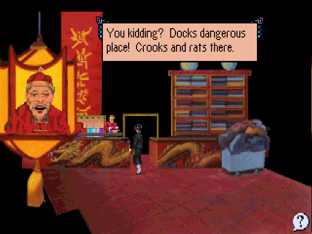 SierraOnLineUni's tweet photo. ⚓️
👀
The Dagger of Amon Ra (1992)
#Docks #Rats #Crooks #LauraBow #SierraOnLine #SierraGames #Sierra #AdventureGame #PointAndClick #RetroGaming #RetroGames #RetroGamer #Nerd #Geek #PcGaming #PcGames #DOSGaming #Gaming #VideoGames #Games #Collector #90s https://t.co/Wg0KLxMhG0