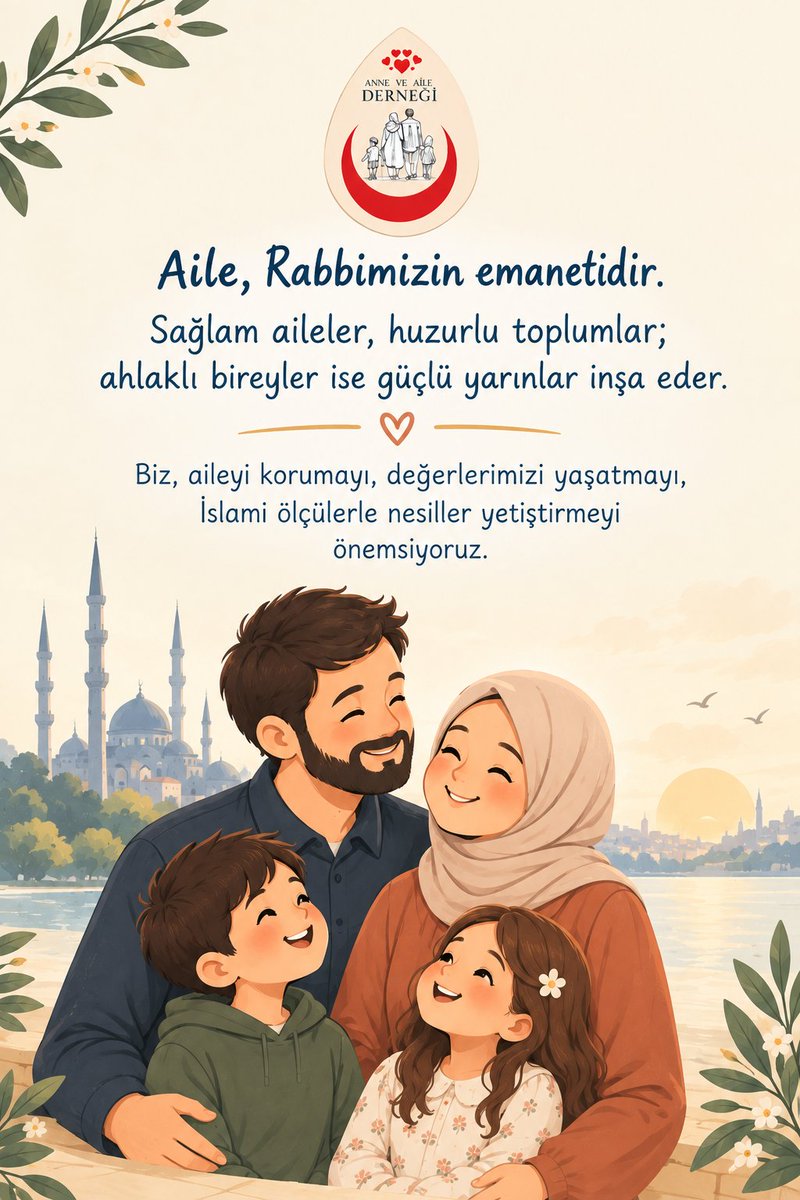 anneveaileder's tweet photo. Aile, sevginin başladığı; ahlakın, merhametin ve güzel değerlerin kök saldığı yerdir. 🌿
İslami ölçüler ve kadim değerlerimiz ışığında, güçlü aileler ve güzel nesiller için çalışıyoruz.
Çünkü güçlü aile, güçlü toplumun temelidir. 
#AnneVeAileDerneği #Aile #AileDeğerleri https://t.co/cTOKYnkCcp