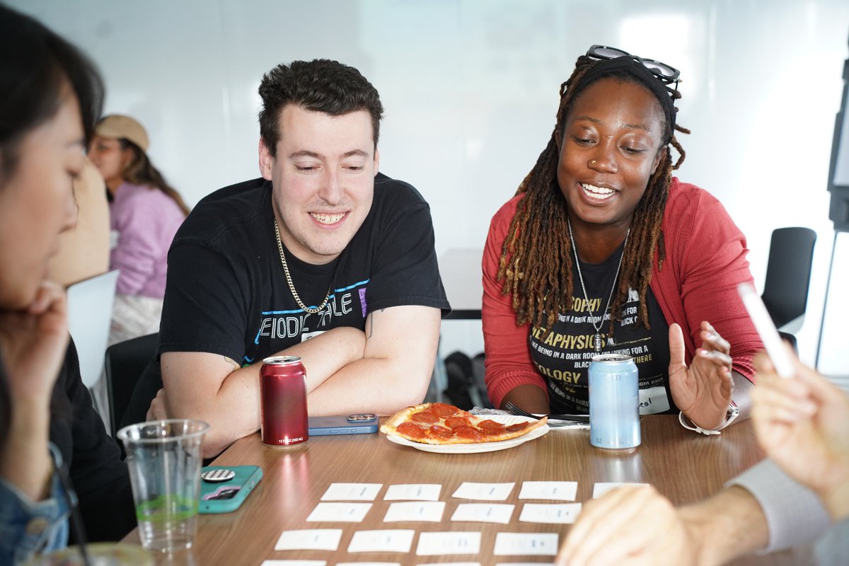 MathforAmerica's tweet photo. We’re so excited to welcome our #MfAProud teachers back this week for the start of fall programming at MƒA! 🍂

Take a moment to connect with teachers in the community, even if they teach a different subject, live in a different borough, or work with a different grade level.✨ https://t.co/3AKuxbyWQi