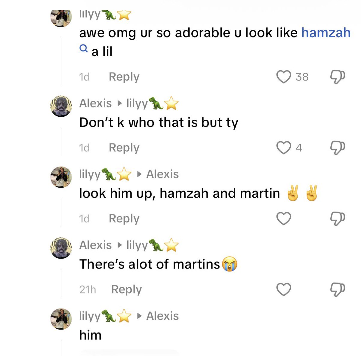 ygreyys's tweet photo. @Alexis_kaly1 @IR_1666 @cr5pyy You literally heard that over 10 different times now. Saw your comment on tiktok over a day ago of you literally responding to people telling you that you look like them and them literally giving you pictures and full names you liar https://t.co/e4YhVKuf69