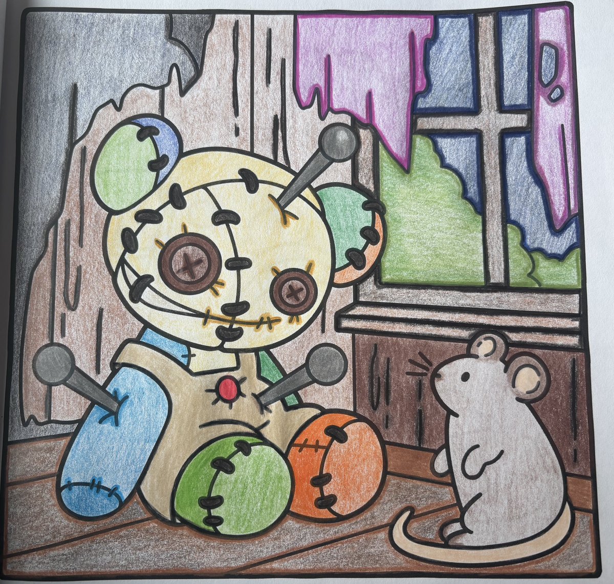 sporingye's tweet photo. Parte dos de mis choco-aventuras coloreando en el trabajo mientras me sigo quejando de que odio trabajar ahí, ah. https://t.co/qjR8ntXt6B