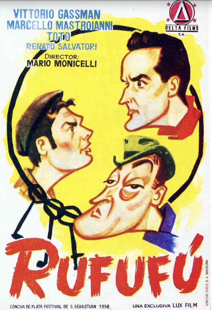 sinhate's tweet photo. RUFUFU - Mario Moniceli

Menuda obra maestra Italiana necesaria para entender el cine europeo y sobre todo como no hacer un robo.

#cine #cinemasinh #rufufu https://t.co/440I5huILk