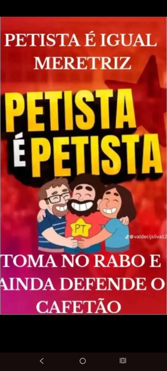 Roger08772114's tweet photo. @machado_teka INCRÍVEL, OS PETISTAS, A MAIORIA FUDIDA, SEM DINHEIRO (NÃO FAZEM PARTE DA CÚPULA DO PT) NÃO ROUBARAM, VEM AQUI SE RASGAR DE PAIXÃO E DEFENDER CORRUPTOS. QUE BABACAS. TORCEDORES. POR ISSO SÃO VISTOS E CHAMADOS DE JUMENTOS. NÃO GANHAM NADA POR SER JUMENTOS. https://t.co/pITLpOqQKb