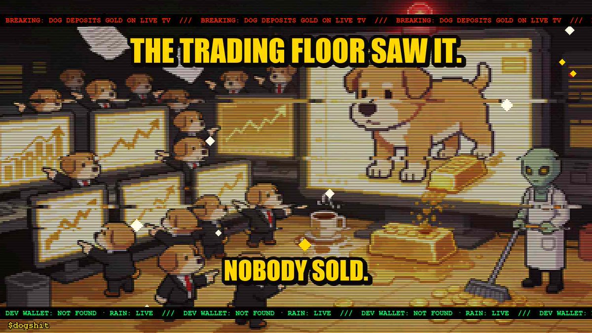 dogshitgld's tweet photo. @CryptoChildStar $dogshit bottom line. 

more memes to come, more gold bars to be minted by our dog https://t.co/GhdzSjoWmr