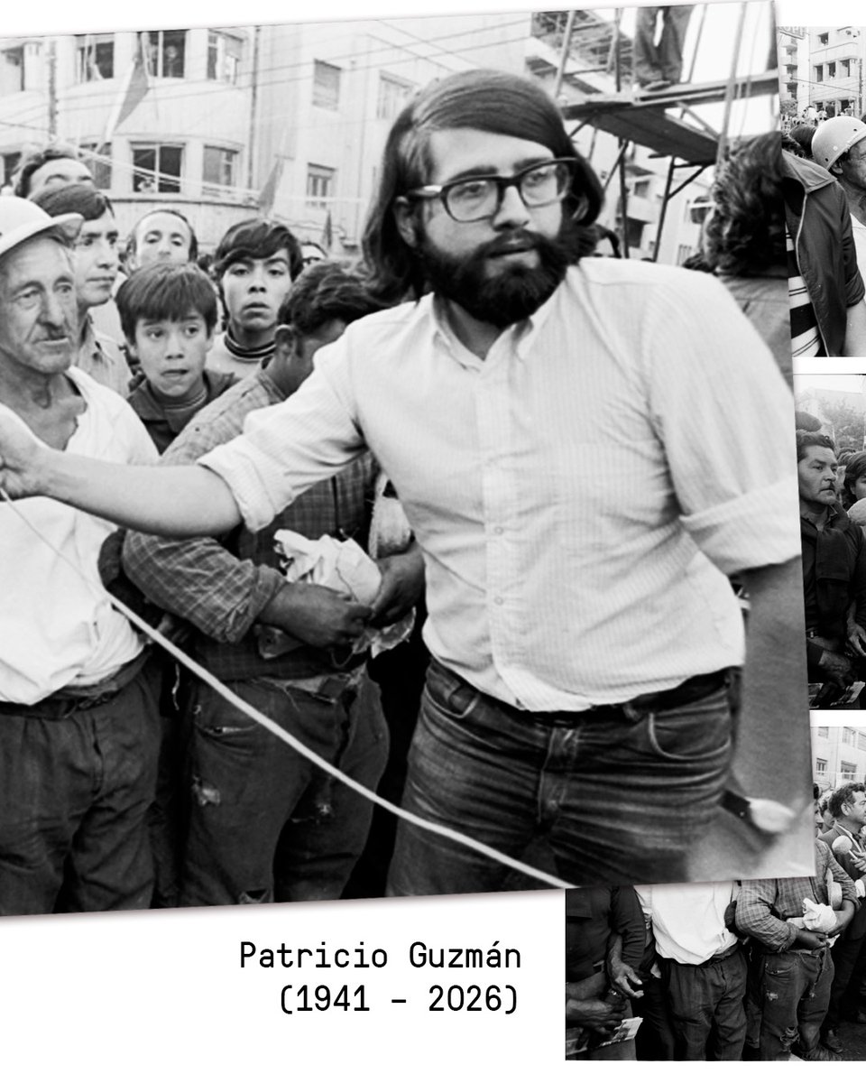 MuseoMemoriaCL's tweet photo. En memoria de Patricio Guzmán 🌹

Con pesar despedimos a Patricio Guzmán, cineasta fundamental para la memoria de Chile y Premio Nacional de Artes de la Representación y Audiovisuales 2023.

1/10 https://t.co/YGS87Jay6v