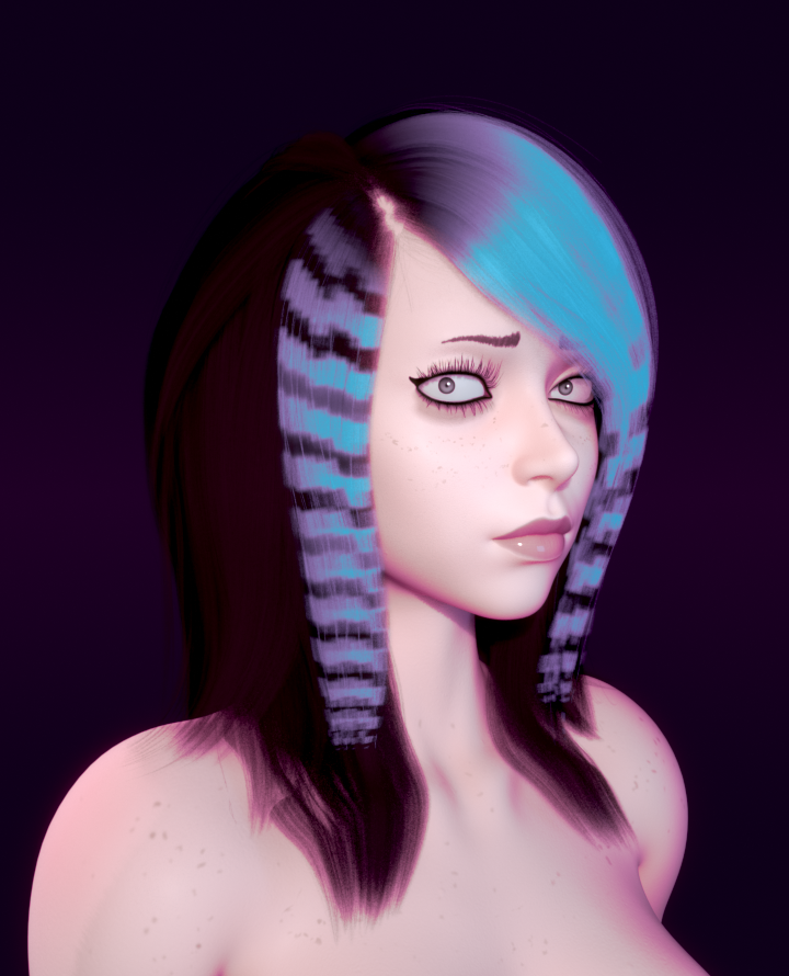 Marcypawn's tweet photo. Jenny, the protagonist of an adult visual novel project I'm working on
#Blender #EmoGirl #AdultGameDev https://t.co/mDd9LAUY8o