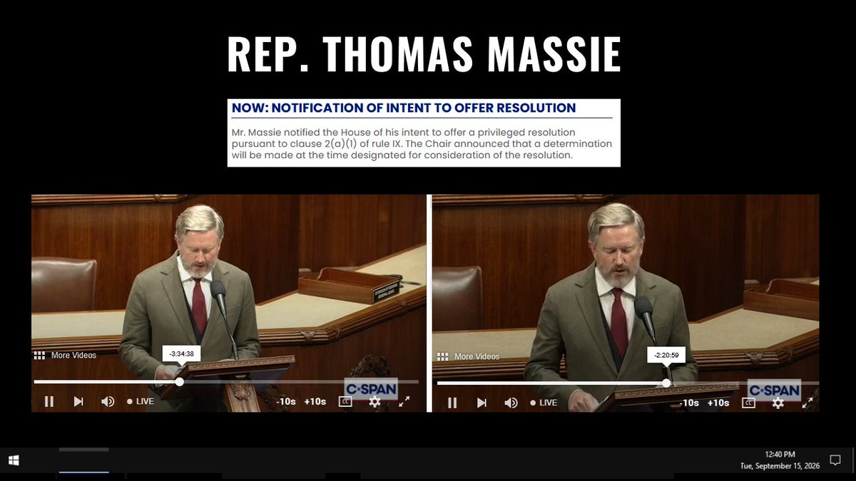 RealBudMeyers's tweet photo. The long-winded #NeverTrump #Jew-hater known as Old Man #Massie was on the House floor for a long time this afternoon, reading his #Impeachment Manifesto for the Secretary Of War, #PeterHegeth. This guy is very weird. https://t.co/CHpvxDwcEr https://t.co/TmGCwJ39lJ