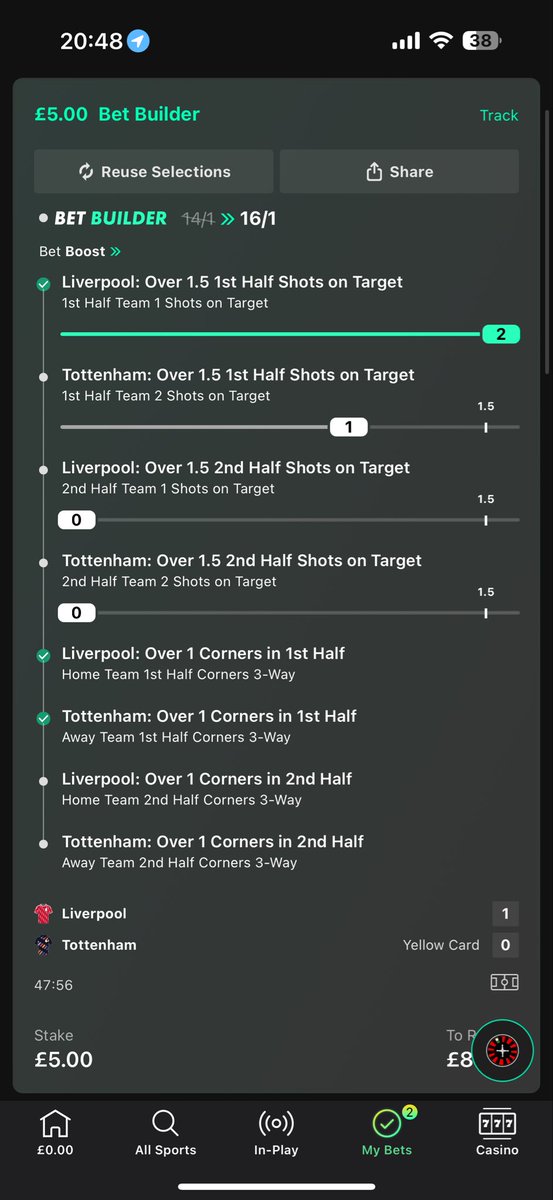 bey0ndFPS's tweet photo. @bet365help why is it only 1 shot on target when it should be 2 for Tottenham?? https://t.co/1P3sxp3mKp