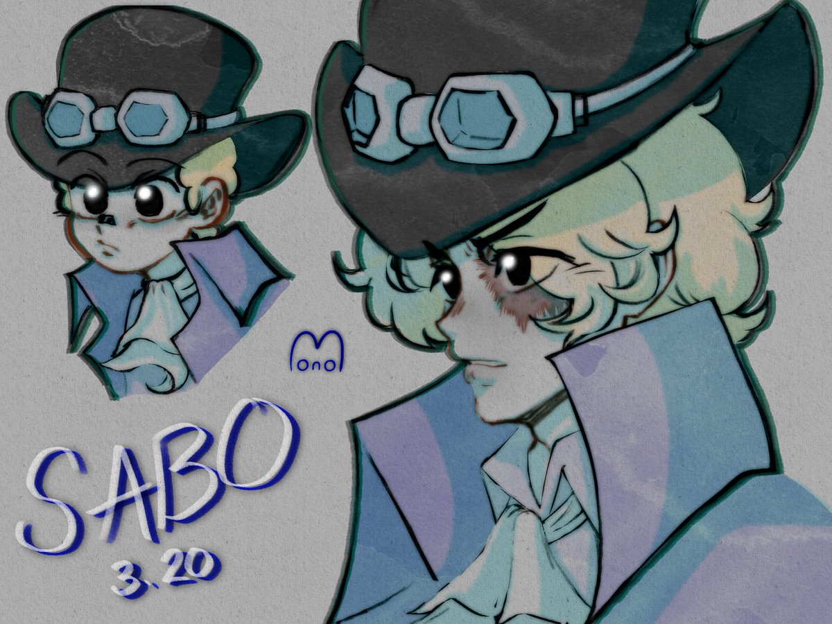 mono_cub's tweet photo. 🎩 #onepiece #sabo https://t.co/uq9oo5T5B7