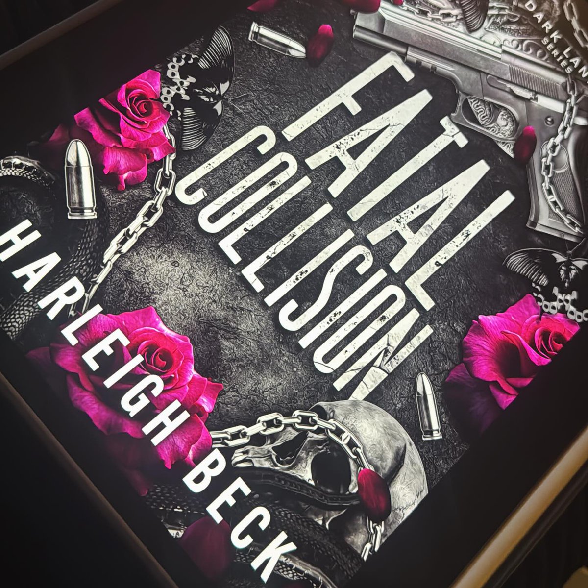 JenHeldhlq's tweet photo. Did I devour this book like a rat on a Cheeto? Yes, I fucking did. Power play, guns, forbidden romance, opposites attract, street racing, primal play, and a feisty FMC—I was hooked. A must-read for dark romance fans. Full review on Goodreads. https://t.co/XkJonkad7R