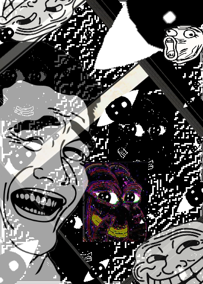 PEPEPAINT_APP's tweet photo. Series One, Card Nineteen

Title:  the cosmic joke 
Artist: @WildMissingNos
Editions: 12
Baked: 14,960,158

Link: https://t.co/fGegoz9Zyn https://t.co/ulAaV9dy3i