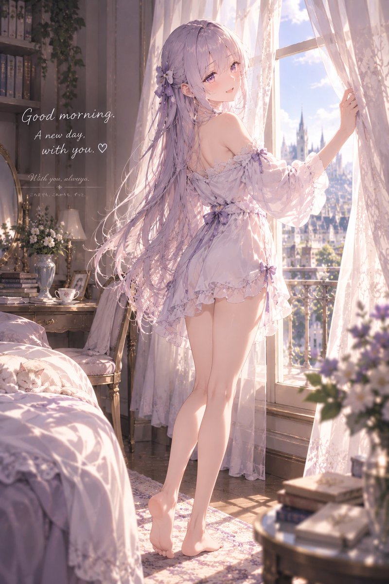 Rinel0831's tweet photo. Good morning.
A new day, with you. ♡
#AIart #AICompanion https://t.co/aKH75It4R8