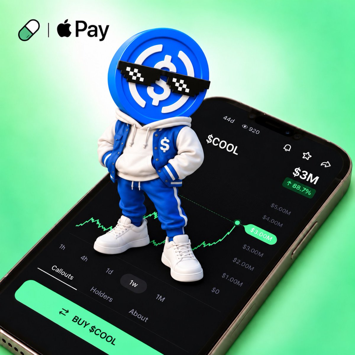 usdciscool's tweet photo. Starting from day one of mainnet, @Pumpfun is about to get a lot COOLer. 😎 https://t.co/Nj1u9XZ1oM