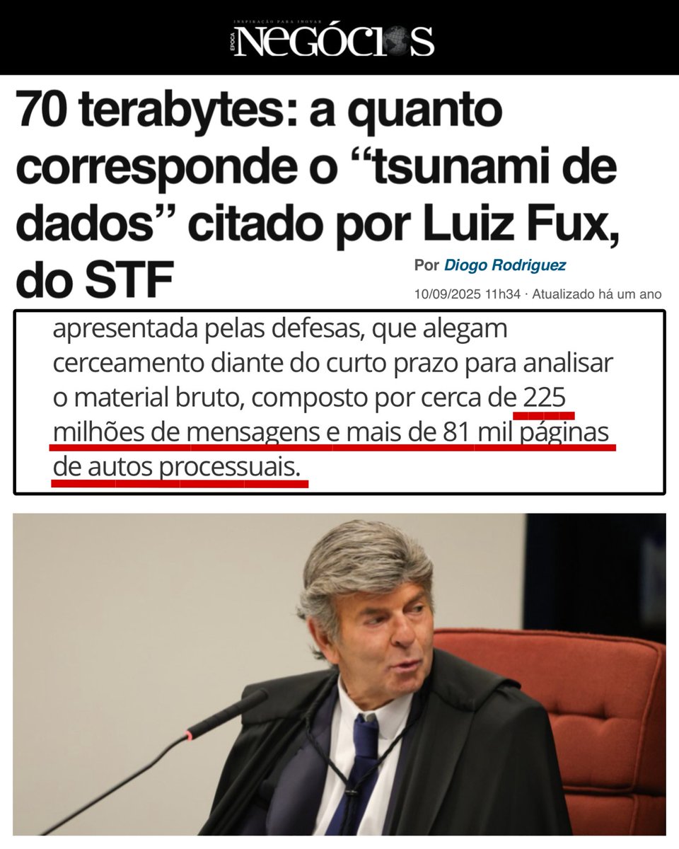 BolsonaroSP's tweet photo. Moraes está reclamando de não lhe ser dado prazo para analisar provas! Kkkkkkkkkk!

Foi justamente isso que ele fez prejudicando a defesa de @jairbolsonaro e tantos outros! https://t.co/BvaPF4l7Hk