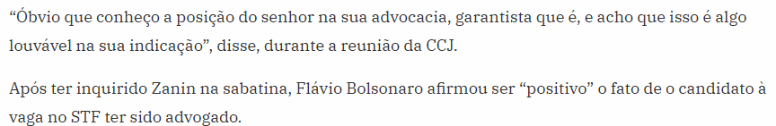 nicagebr's tweet photo. @BolsonaroSP Ué Bananinha... Seu irmão candidato a presidência choveu de elogios quando o Senado deveria ter barrado ele. E sua turma dizia que tinha que aprovar o Zanin se não o Lula indicaria o Dino. https://t.co/iSJeNSiqbt