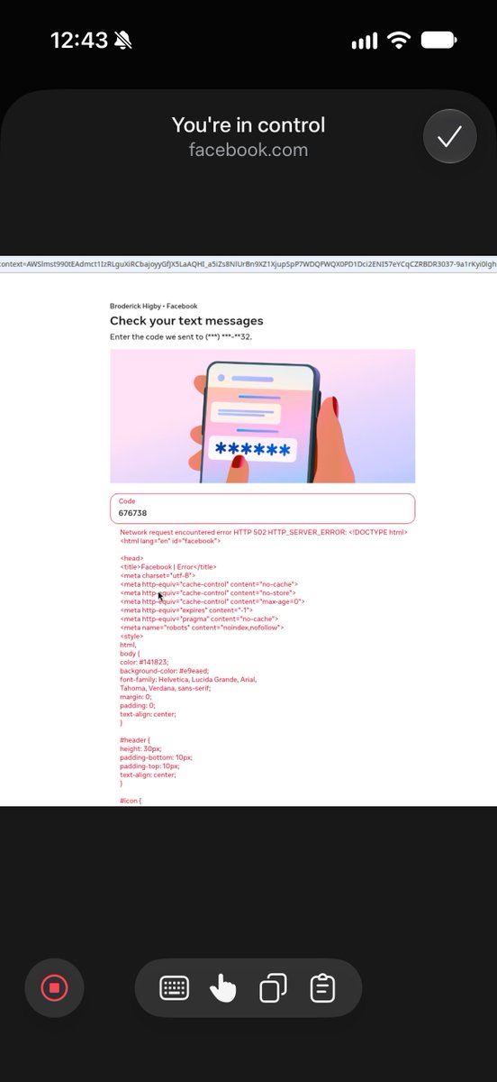 broderickhigby's tweet photo. hey @Muse @alexandr_wang, I'm trying to change ad copy using the muse app and am getting 502 error just logging into FB using the muse browser. can share more screenshots of convo if interested. https://t.co/zwAoGYEuWu