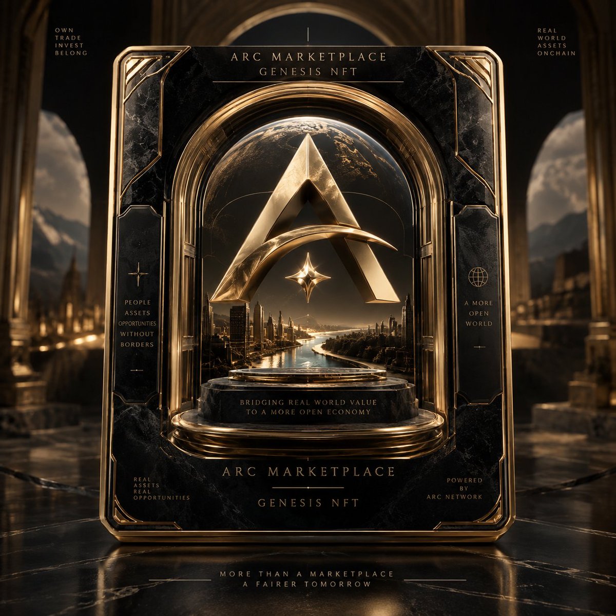 ArcMarketplacex's tweet photo. Real-world assets. Onchain. 🌐

Buy. Sell. Own real-world assets on @arc.

ARC Marketplace is building a new way to access and trade real-world value.

🏆 Genesis WL spots are now open.

Apply now ↓
https://t.co/tWEoZVlAR4 https://t.co/on90hYKEvI