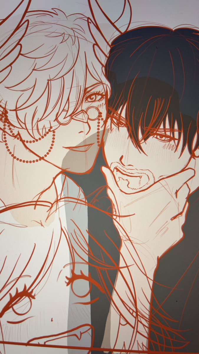 riruminart's tweet photo. #wha #orufrey wip https://t.co/bH4UFzWGyC