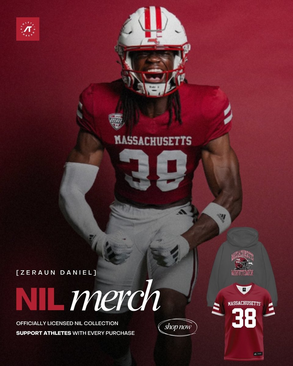 UmassThreads's tweet photo. 🔥 Zeraun Daniel Collection 🔥 Level up your Umass merch &amp; support me with every purchase 💯

🛒 https://t.co/NUbUlgnxab

Athlete or teammate and want your own free collection? DM us and we’ll set you up within 2 days!

https://t.co/zdy8OFK1g9

with @ZeraunD https://t.co/BEqHQrG5VF