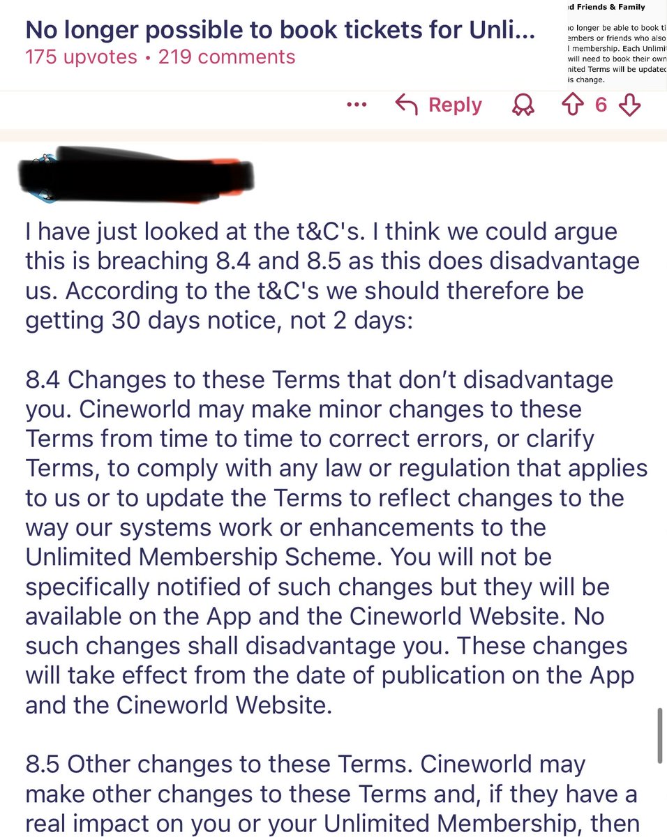 charcol10121's tweet photo. Cineworld has broken t&amp;c? Saw this on reddit. #cineworld @cineworld https://t.co/kXHAxhIuCt
