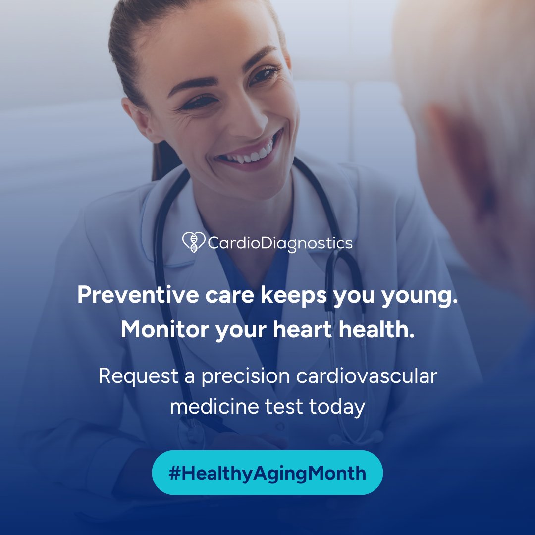 cdioinc's tweet photo. September is #HealthyAgingMonth — a reminder for adults that longevity isn’t just about living longer but staying active, healthy, and independent as you age.  

Cardiovascular health is one of the most significant areas for adults to monitor as they age. The @American_Heart reports that nearly half (48.9%) of adults over 20 have some kind of cardiovascular disease (CVD). 

We offer two clinically validated blood tests to assess cardiovascular risk and aid in the diagnosis of coronary heart disease (CHD), the most common type of CVD:  

• Our Epi+Gen CHD™ test assesses the three-year risk of a CHD event, such as a heart attack, with twice the sensitivity of traditional risk calculators.  

• Our PrecisionCHD™ test aids in the diagnosis of CHD and provides insights into the unique mechanistic drivers of disease. 

With our tests, you can work with your physician to establish targeted interventions based on the results of your specific molecular profile, helping you to better prevent and manage CHD before a life-threatening event occurs. 

This healthy aging month, take a proactive approach to your heart health. Request a test today: https://t.co/e5WgOXzYF9