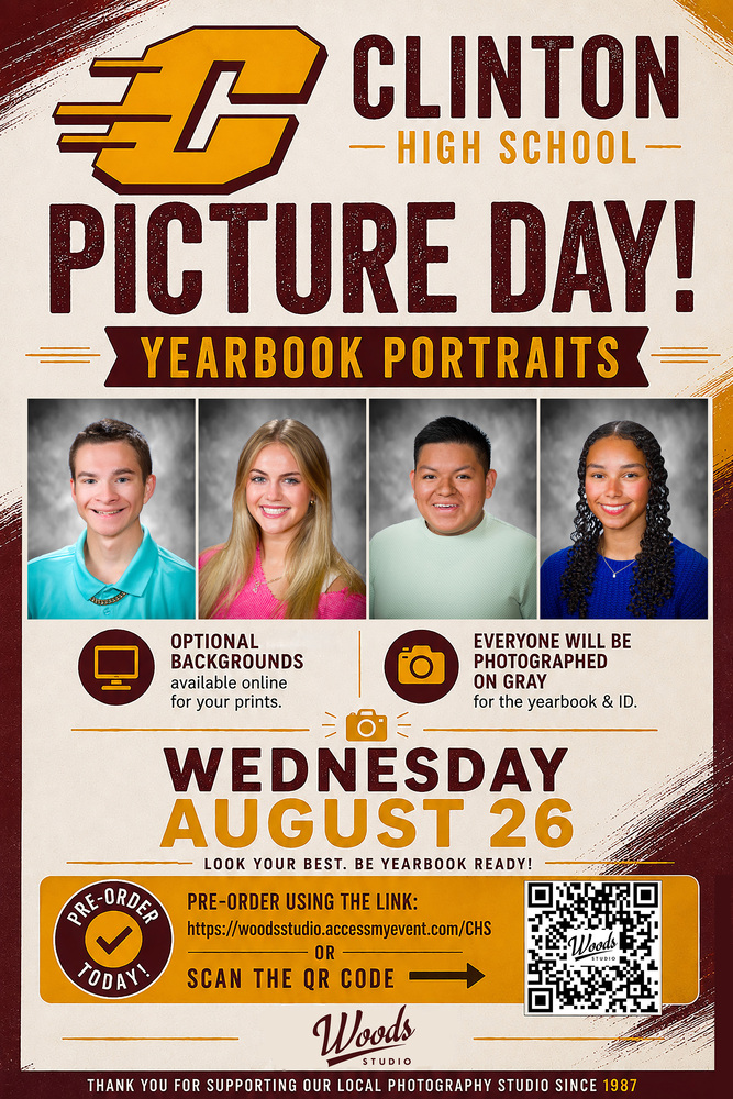 ClintonHS's tweet photo. CHS Make Up Pictures https://t.co/BjOS6W7q5g https://t.co/vkBjtikReO