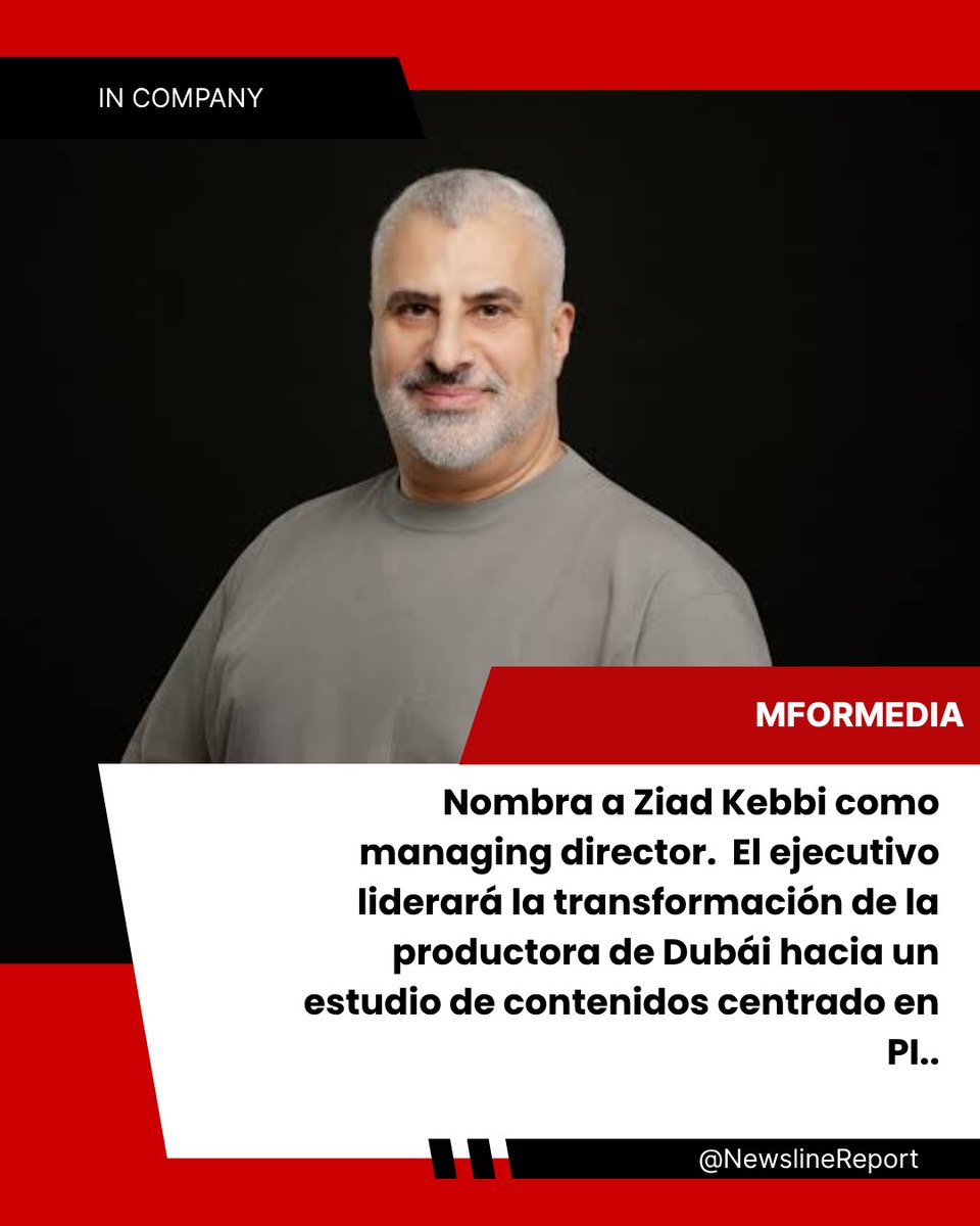 newslinereport's tweet photo. @mformedia  nombró a Ziad Kebbi como managing director para liderar su transformación hacia un estudio de contenidos IP-first, con foco en ficción, entretenimiento no guionizado, medios digitales y producción con IA.

#formedia #ziadkebbi #contenidos #producciónaudiovisual #ia https://t.co/8Txz5DYTTH