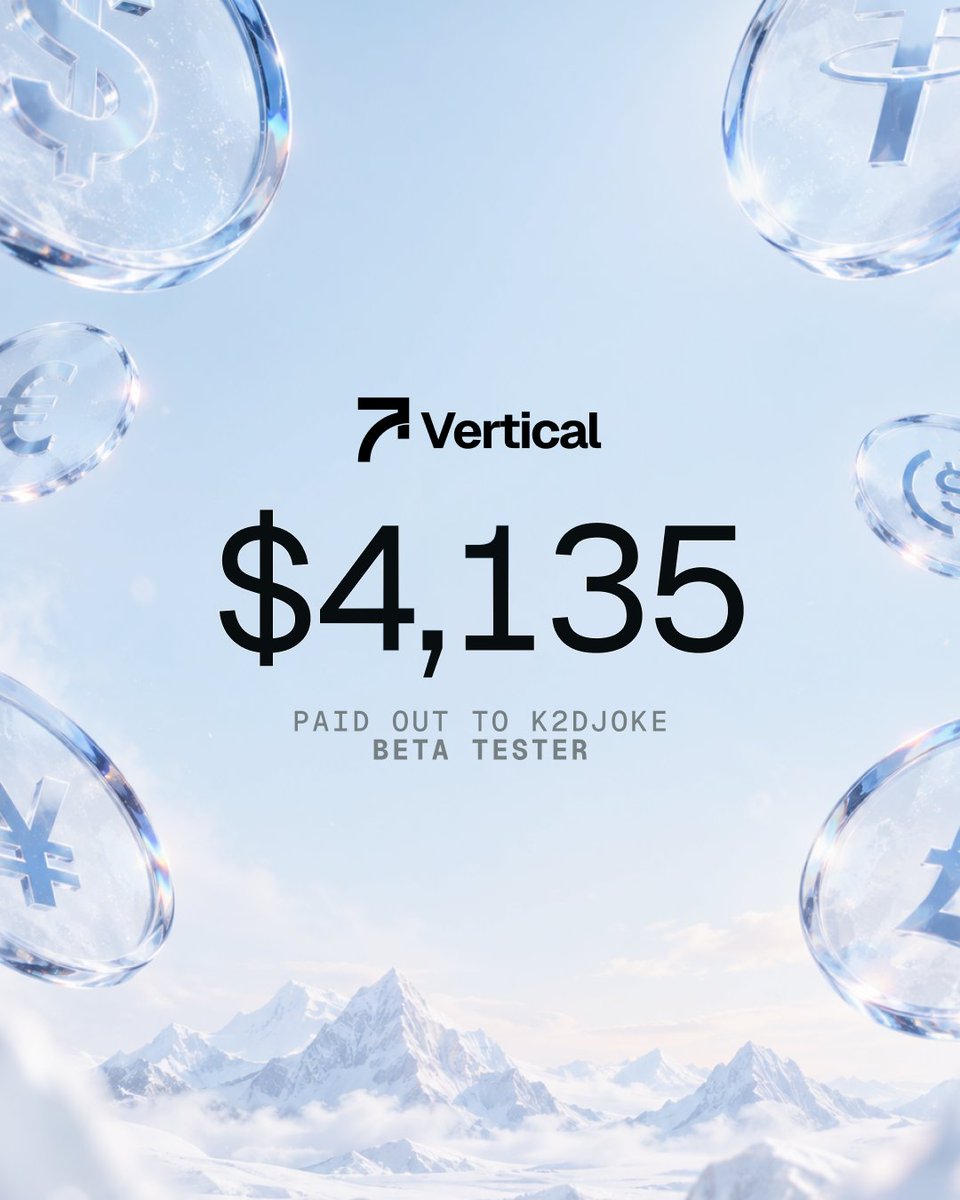 VerticalPropX's tweet photo. $4,135 payout for Charles K2DJOKE, one of our beta testers.

Charles is verticalized. https://t.co/pyb1EAKqWG