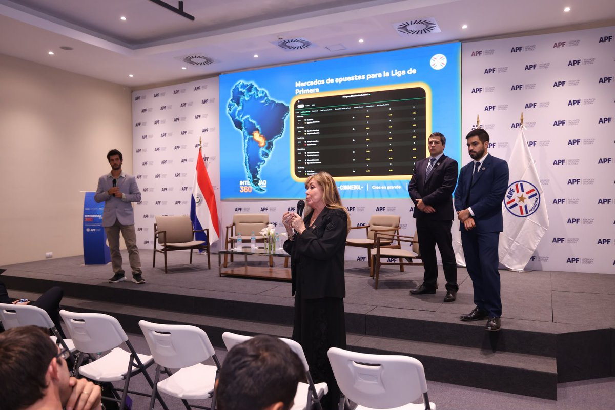 APFOficial's tweet photo. Integridad y cooperación para proteger al fútbol.

La Asociación Paraguaya de Fútbol y la @CONMEBOL llevaron adelante el Workshop CONMEBOL Integridad 360°, una jornada orientada a fortalecer la prevención, la cooperación institucional y las buenas prácticas para preservar la integridad del deporte.

Los detalles: https://t.co/Gzl3INjPwP