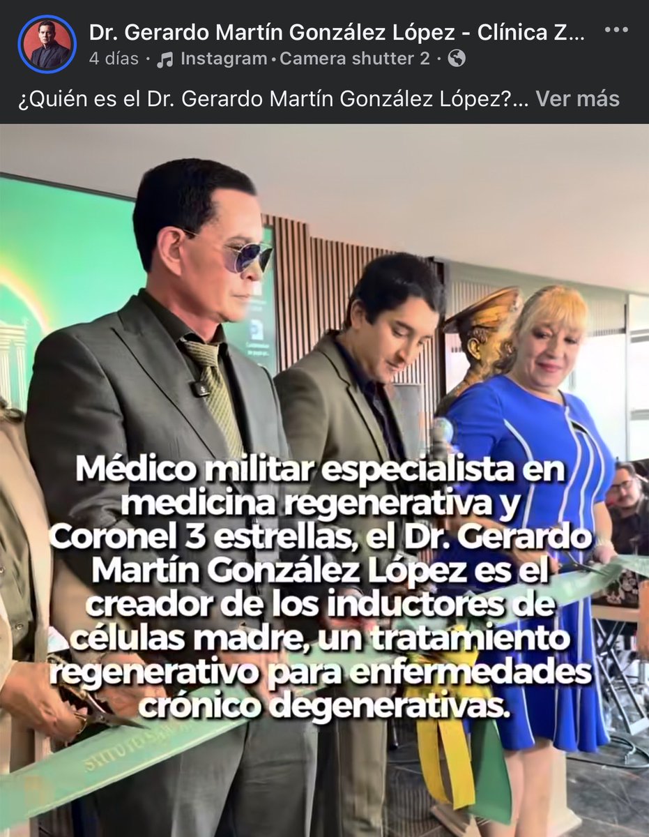 AcidoRinon's tweet photo. En México puedes ser el más grande de los pendejos de sanidad, darte de baja y empezar a timar gente con “células madre”. Con esa lana abrir tu propia escuela de medicina.

Esto solo demuestra que la Cofepris y la Comaem son un pinche chiste. https://t.co/yOAYtO37k9