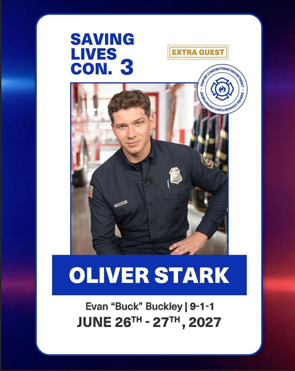 EuroConNet's tweet photo. GUEST ANNOUNCEMENT 

#SavingLivesCon3 #SLC3 #EmpireConventions #OliverStark

26 - 27 June 2027
Paris, France

https://t.co/ATcpeM1W1N https://t.co/k6tpAFXmh4