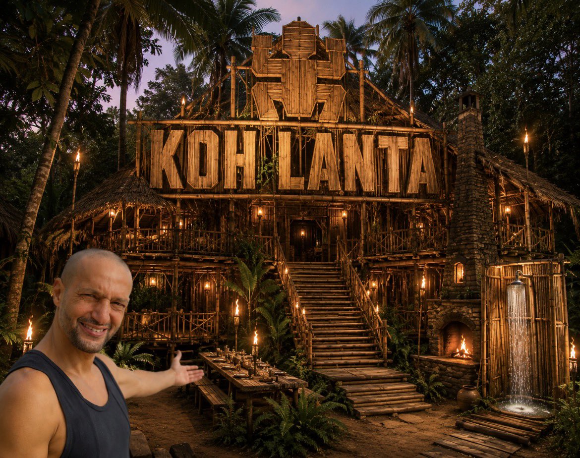 TousVivant's tweet photo. Yassin va donc refaire une nouvelle cabane #Kohlanta https://t.co/74nt0tclel