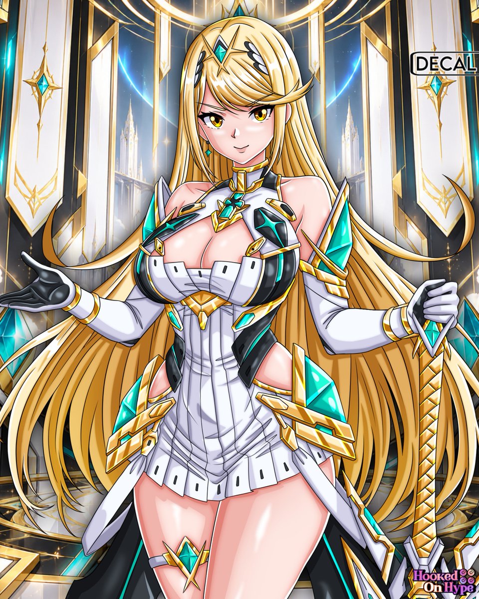 HookedOnHype's tweet photo. “Try not to slow me down, okay?” 💛⚔️
She may act tough, but that softer side is what makes her hit even harder as a character. ✨
💬 Are you team Mythra or team Pyra?
⚡ Drop a 💛 if Mythra is your favorite
#Mythra #Xenoblade #XenobladeChronicles2 https://t.co/SeXShf2HCT