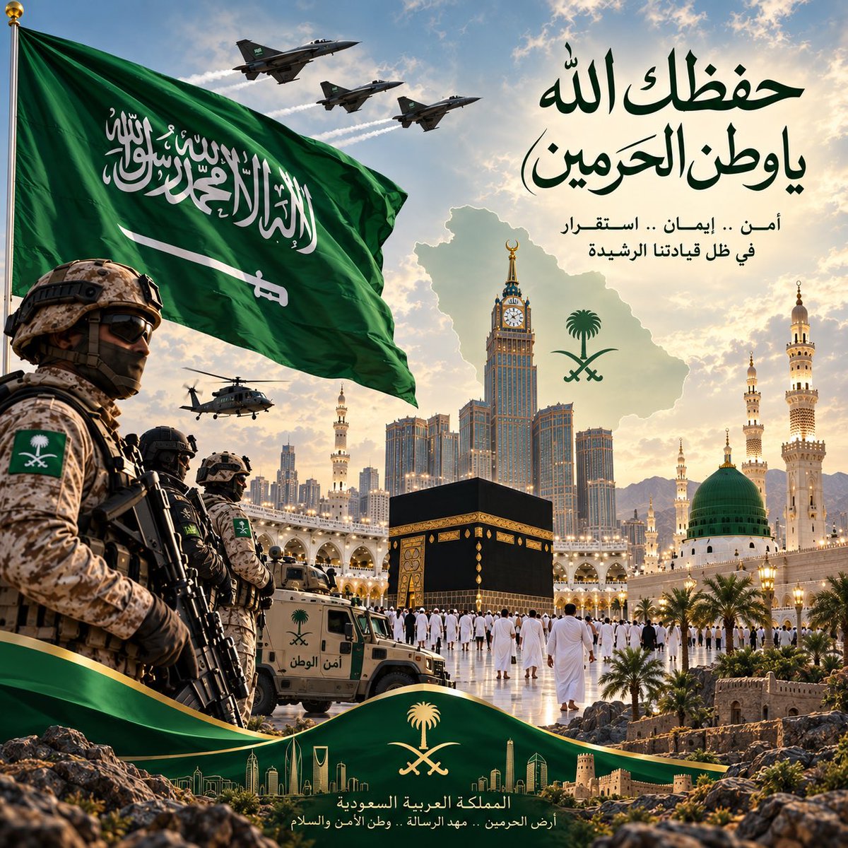 mahamzh's tweet photo. #السعودية 
#مكة_المكرمة 
#المدينة_المنورة 
#سلمان_بن_عبدالعزيز_آل_سعود 
#محمد_بن_سلمان‌ https://t.co/67GGMfrkZp