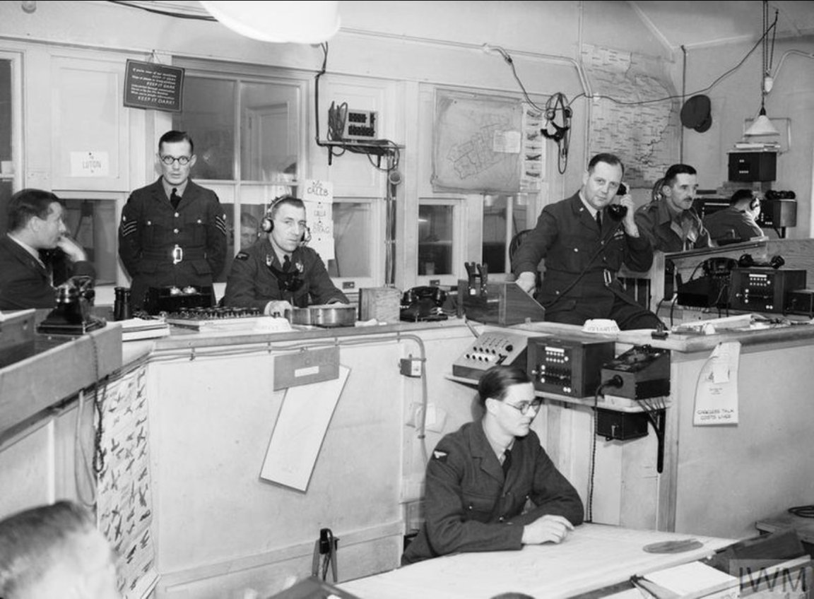 Tony3224's tweet photo. #OnThisDay 1940
September 15, 1940 is commemorated as Battle of Britain Day because it was the climax of the entire campaign. 
The Luftwaffe launched two massive waves of over 200 aircraft in the first and over 300 in the second against London. 
Churchill visited Air Vice-Marshal Park's 11 Group operations room at Uxbridge and watched as every available RAF squadron was scrambled, each light on the board moving from 'available' to 'engaging enemy.' 
When all the lights were on, Churchill turned to Park: 'What other reserves do we have?' 
Park replied: 'There are none, sir.' The Luftwaffe was met by 31 RAF squadrons; 60 German aircraft were shot down for 31 RAF losses. 
The RAF claimed 185 kills which was an exaggeration, but the psychological effect was enormous. 
Two days later, Hitler postponed Operation Sea Lion indefinitely.

#WWII #Aviation #MilitaryHistory #BattleOfBritain #BattleOfBritainDay #Churchill #RAFvsLuftwaffe #11Group