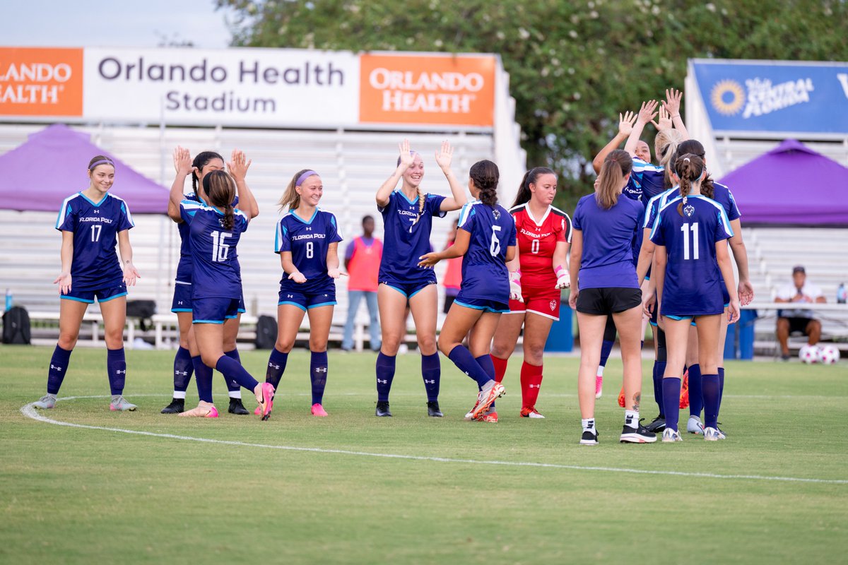 flpolyathletics's tweet photo. ✌️Chances to see the Phoenixes in action this week!

@flpolymsoccer 

Wed 9/16 vs St. Thomas - 6 p.m.

@flpolywsoccer 

Sun 9/20 vs Polk State - 11 a.m.

Come out and support💜⚽

#FLPolyAthletics

#FearThePhoenix https://t.co/DiiEYwEkQE