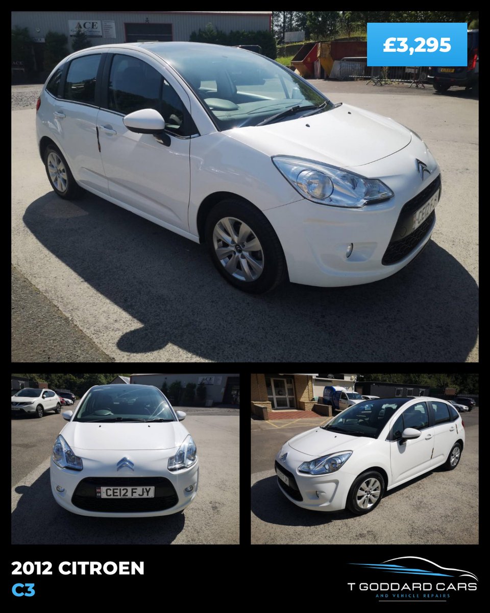 PercyPosner's tweet photo. 2012 CITROEN C3 1. 4 HDi VTR+ - £3, 295 
1. 4L Diesel, Manual 
62, 458 miles 
Finance available 
Warranty included 
Part exchange welcome 
We buy cars—what do you have? Call 07881 703216 for more information. https://t.co/5SdFa12I2m