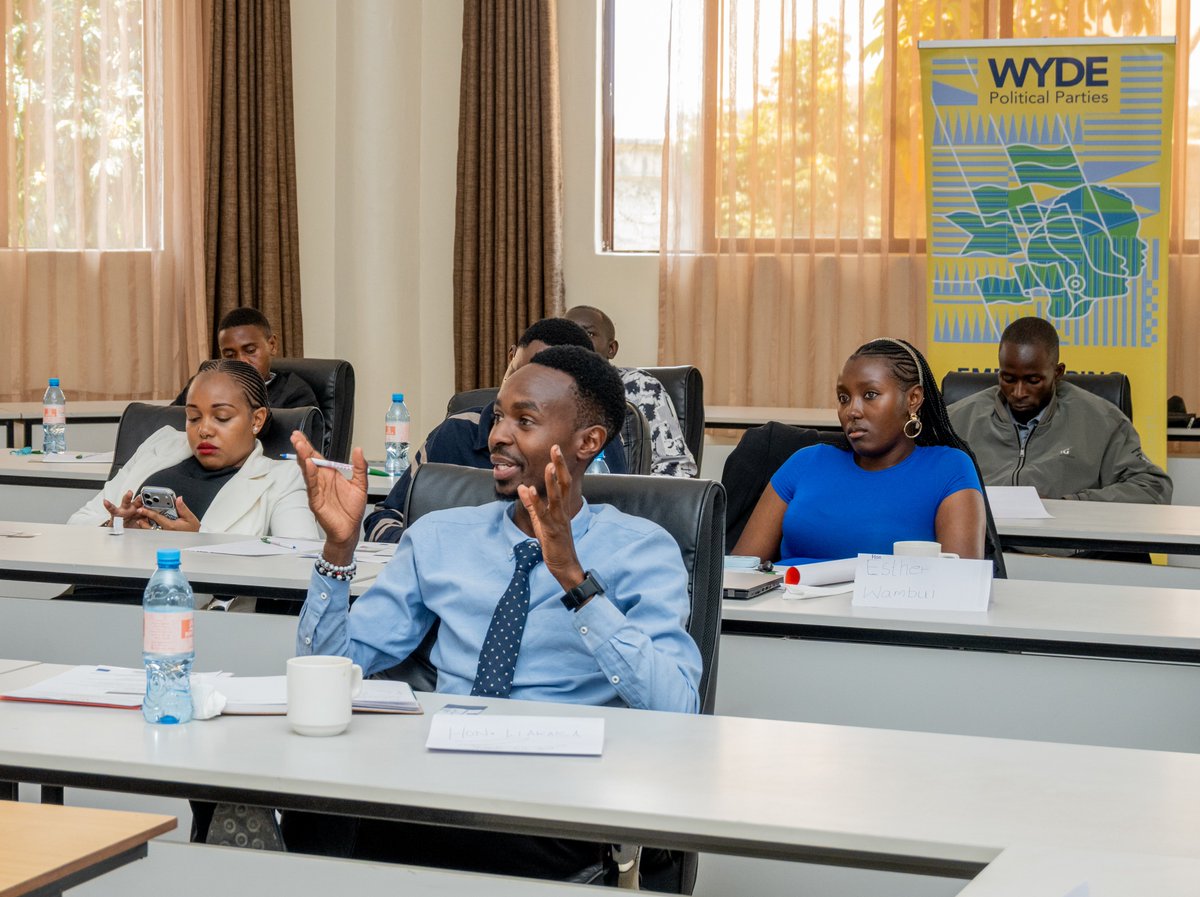 _IPYF's tweet photo. In a politically divided environment, communication becomes leadership. Being able to challenge misinformation, listen across differences and defend your ideas without demeaning others is a skill young leaders must cultivate.
#InterPartyDialogue #PeaceBuilding
 @KidiMwaga2 https://t.co/RpyfB9XCue