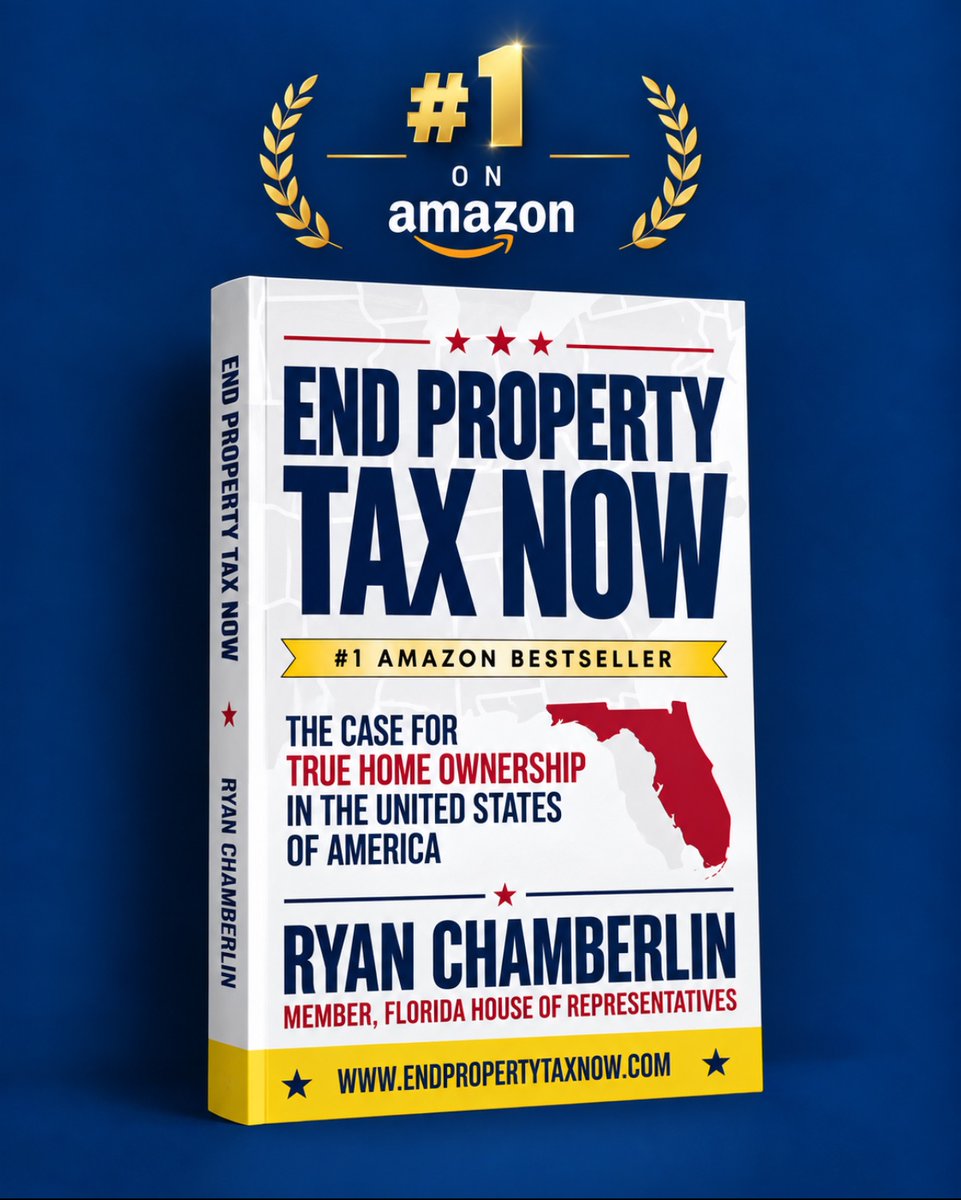 RepRyanC's tweet photo. It’s official! We’ve hit #1 on Amazon thanks to you! 

We launched END PROPERTY TAX NOW just last week, and the response has been incredible.

Thank you to everyone who has grabbed a copy and helped spread this message.

We’ve officially hit #1 on Amazon in SIX categories..

And we’re just getting started!! 

If you haven’t grabbed your copy yet, head to the link in the comments and get yours today! 

Thank you again!!!